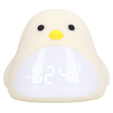 Cute Bird Alarm Clock Light LED Night Lamp USB Charging Cartoon Clock Night Light for Bedroom