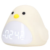 Cute Bird Alarm Clock Light LED Night Lamp USB Charging Cartoon Clock Night Light for Bedroom
