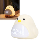 Cute Bird Alarm Clock Light LED Night Lamp USB Charging Cartoon Clock Night Light for Bedroom - Extra Image