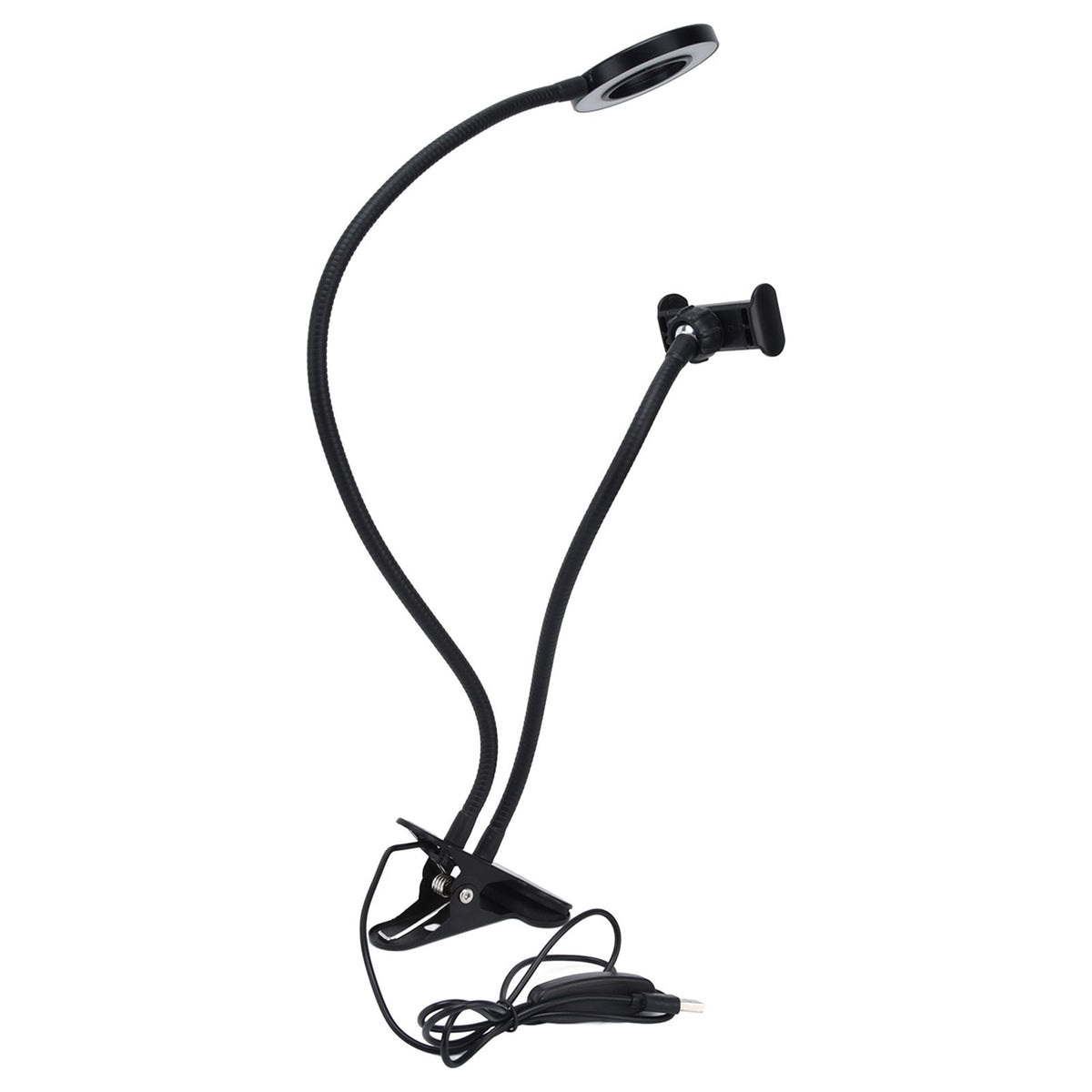 Mobile Phone Live Lighting 3 Colour Adjustable Angle Light Multifunction USB Power Supply Selfie Rings Light
