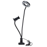 Mobile Phone Live Lighting 3 Colour Adjustable Angle Light Multifunction USB Power Supply Selfie Rings Light - Rear View