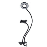 Mobile Phone Live Lighting 3 Colour Adjustable Angle Light Multifunction USB Power Supply Selfie Rings Light - Extra Image