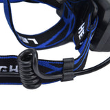 4 in 1 RGBW Focus Headlamp Telescopic Zoom USB Rechargeable Super Bright Headlight for Fishing