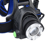 4 in 1 RGBW Focus Headlamp Telescopic Zoom USB Rechargeable Super Bright Headlight for Fishing
