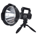 P50 Super Bright LED Searchlight Dual Light Source USB Rechargeable Waterproof Spotlight for Adventure Tourism - 45-Degree Angle