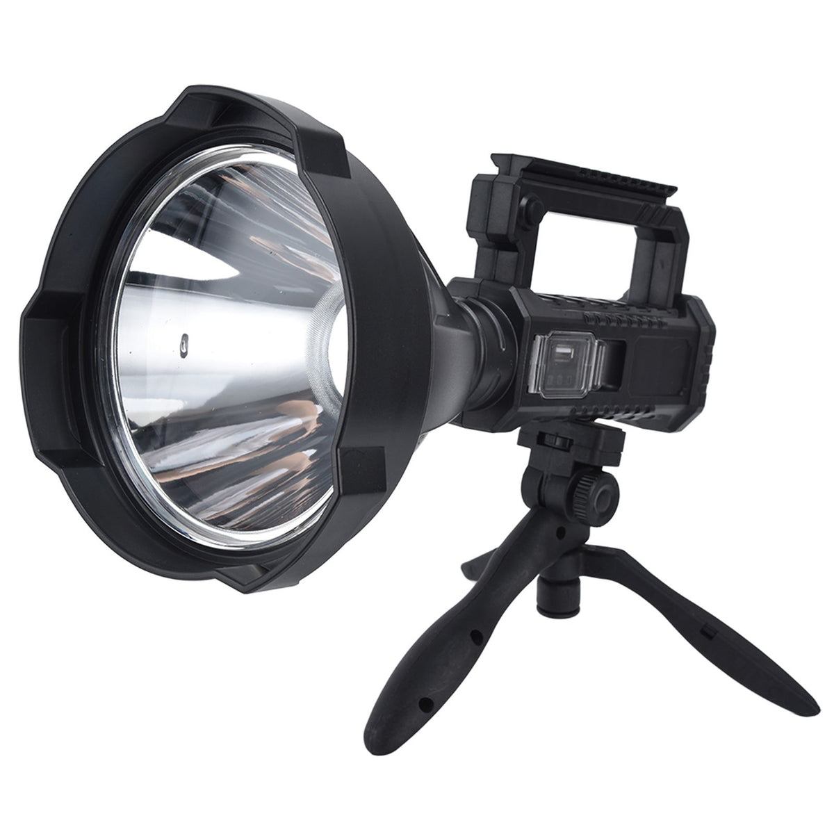 P50 Super Bright LED Searchlight Dual Light Source USB Rechargeable Waterproof Spotlight for Adventure Tourism