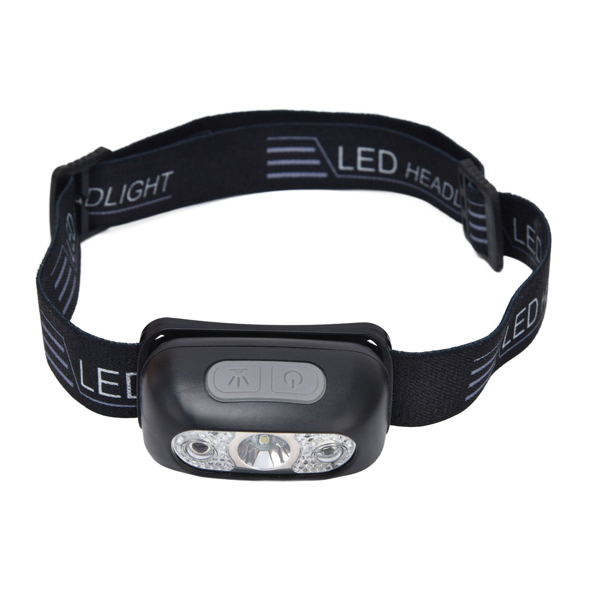LED Headlamp Multifunctional Adjustable Angle Waterproof USB Charging Motion Sensor Portable Head Flashlight