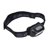 LED Headlamp Multifunctional Adjustable Angle Waterproof USB Charging Motion Sensor Portable Head Flashlight - 45-Degree Angle