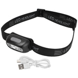 Head Lights Mini USB Charging Outdoor Adventure Gesture Sensing LED Sensor Headlight for Cycling Fishing Running
