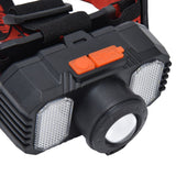 LED Headlight USB Charging Adjustable Zoom Dual Light Sources Waterproof Portable Headlight for Fishing Running