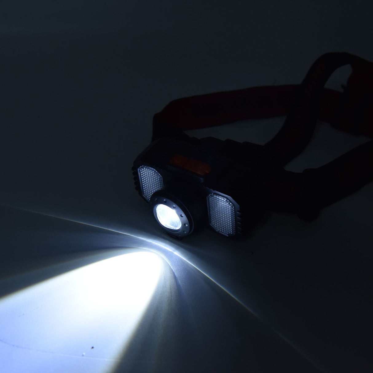 LED Headlight USB Charging Adjustable Zoom Dual Light Sources Waterproof Portable Headlight for Fishing Running
