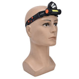 Headlamp LED COB Dual Use Adjustable USB Rechargeable Waterproof LED Headlamp for Outdoor Camping Hunting Fishing