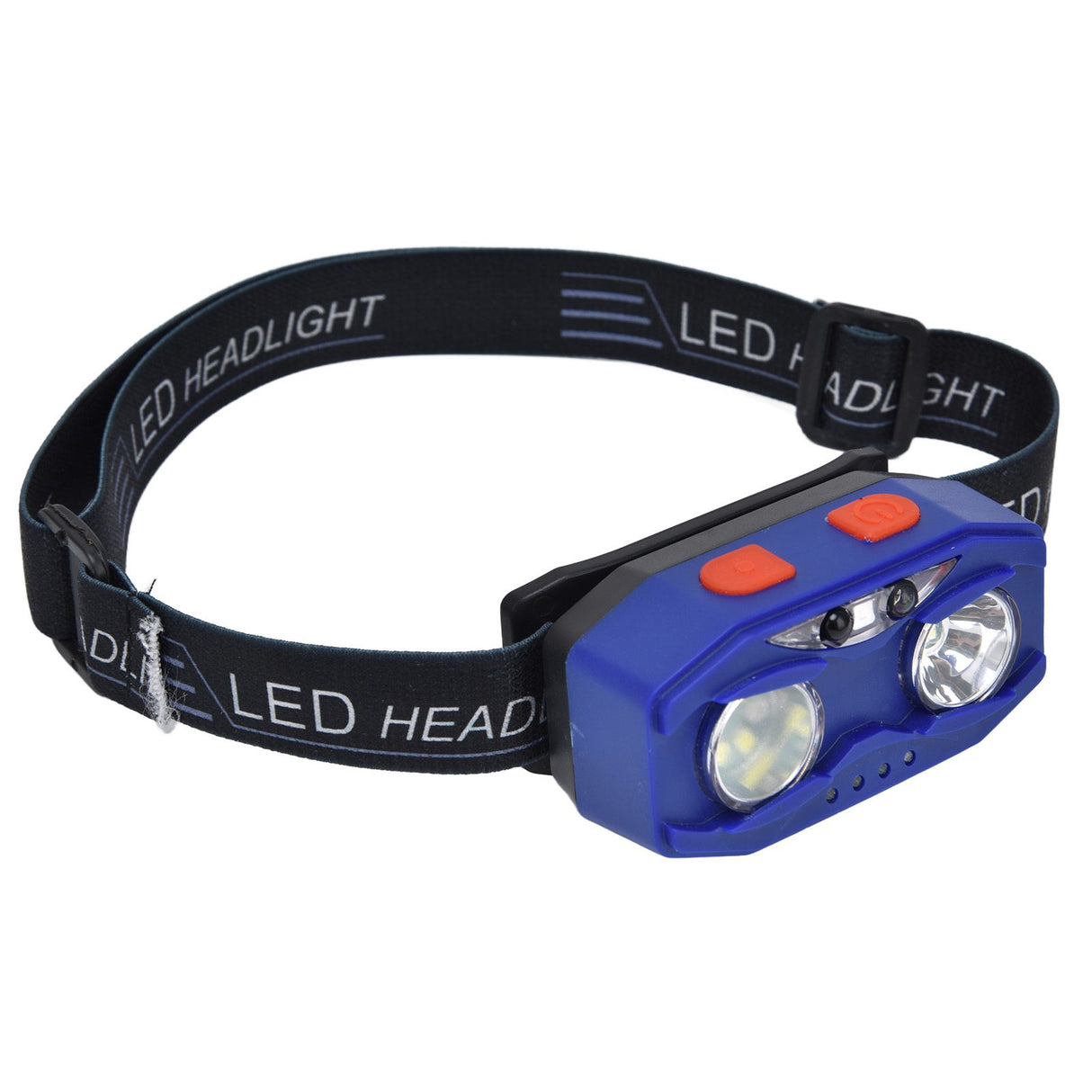 LED Headlamp Smart Switch Waving Induction USB Charging Waterproof Dual Light Source Adjustable Headband Light