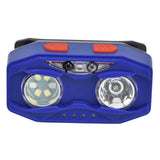 LED Headlamp Smart Switch Waving Induction USB Charging Waterproof Dual Light Source Adjustable Headband Light - Extra Image