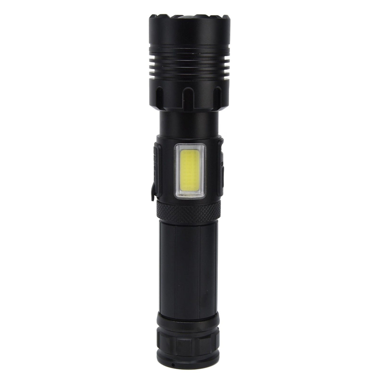 Glare Flashlight Super Bright Waterproof Zoomable with Power Display for Outdoor