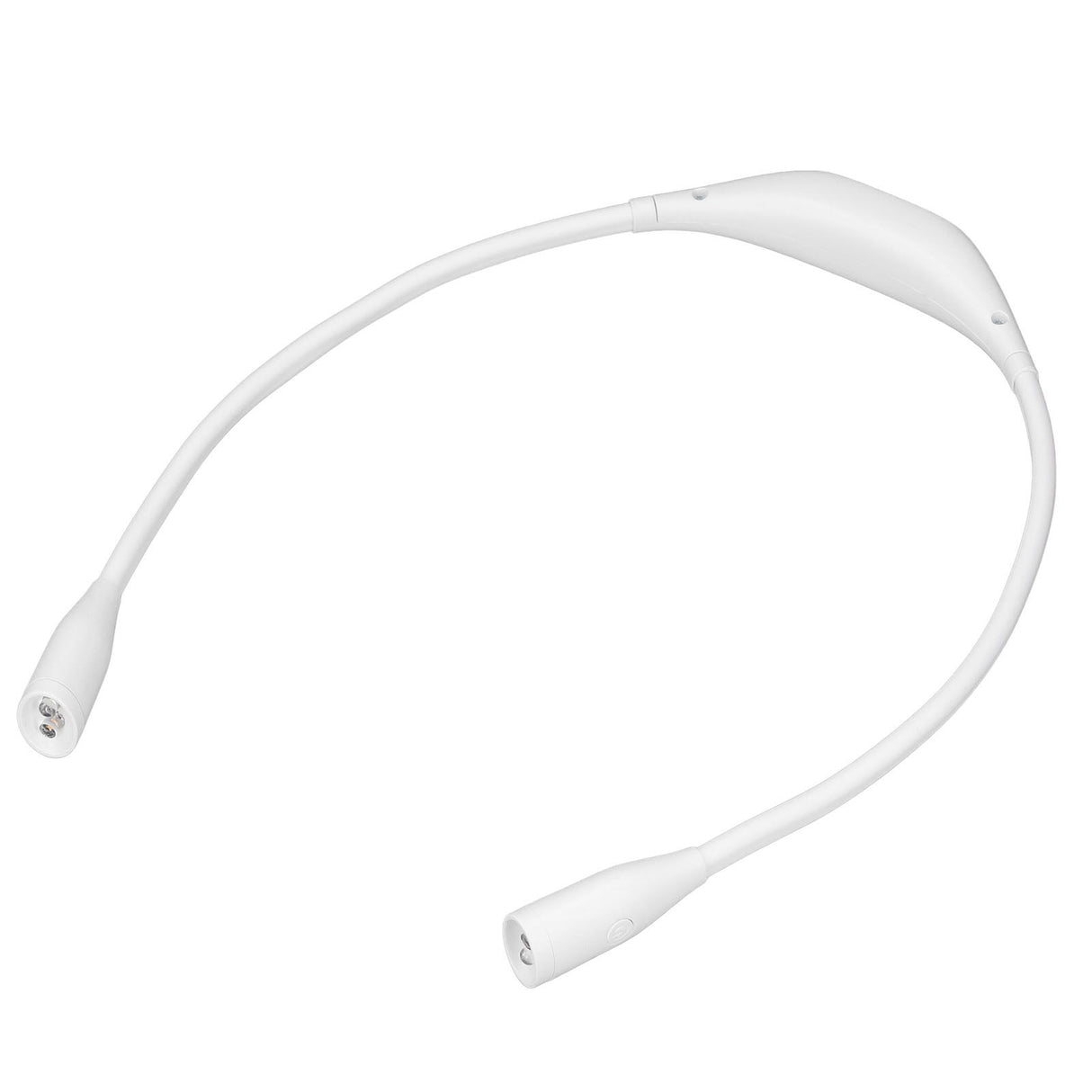 Neck Light USB Rechargeable 3 Brightness Levels 360° Flexible LED Neck Reading Lamp for Running RepairingWhite