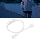 Neck Light USB Rechargeable 3 Brightness Levels 360° Flexible LED Neck Reading Lamp for Running RepairingWhite