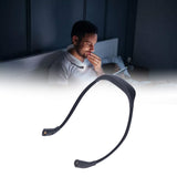 Neck Book Light USB Rechargeable Portable LED Neck Hanging Lamp for Reading RepairmentBlack - Extra Image