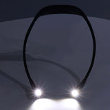 Neck Book Light USB Rechargeable Portable LED Neck Hanging Lamp for Reading RepairmentBlack - Extra Image
