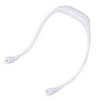 Neck Book Light USB Rechargeable Portable LED Neck Hanging Lamp for Reading RepairmentWhite