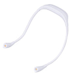 Neck Book Light USB Rechargeable Portable LED Neck Hanging Lamp for Reading RepairmentWhite - Front View