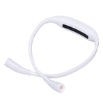 Neck Book Light USB Rechargeable Portable LED Neck Hanging Lamp for Reading RepairmentWhite