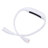 Neck Book Light USB Rechargeable Portable LED Neck Hanging Lamp for Reading RepairmentWhite - Side View