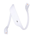 Neck Book Light USB Rechargeable Portable LED Neck Hanging Lamp for Reading RepairmentWhite