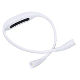 Neck Book Light USB Rechargeable Portable LED Neck Hanging Lamp for Reading RepairmentWhite - Rear View