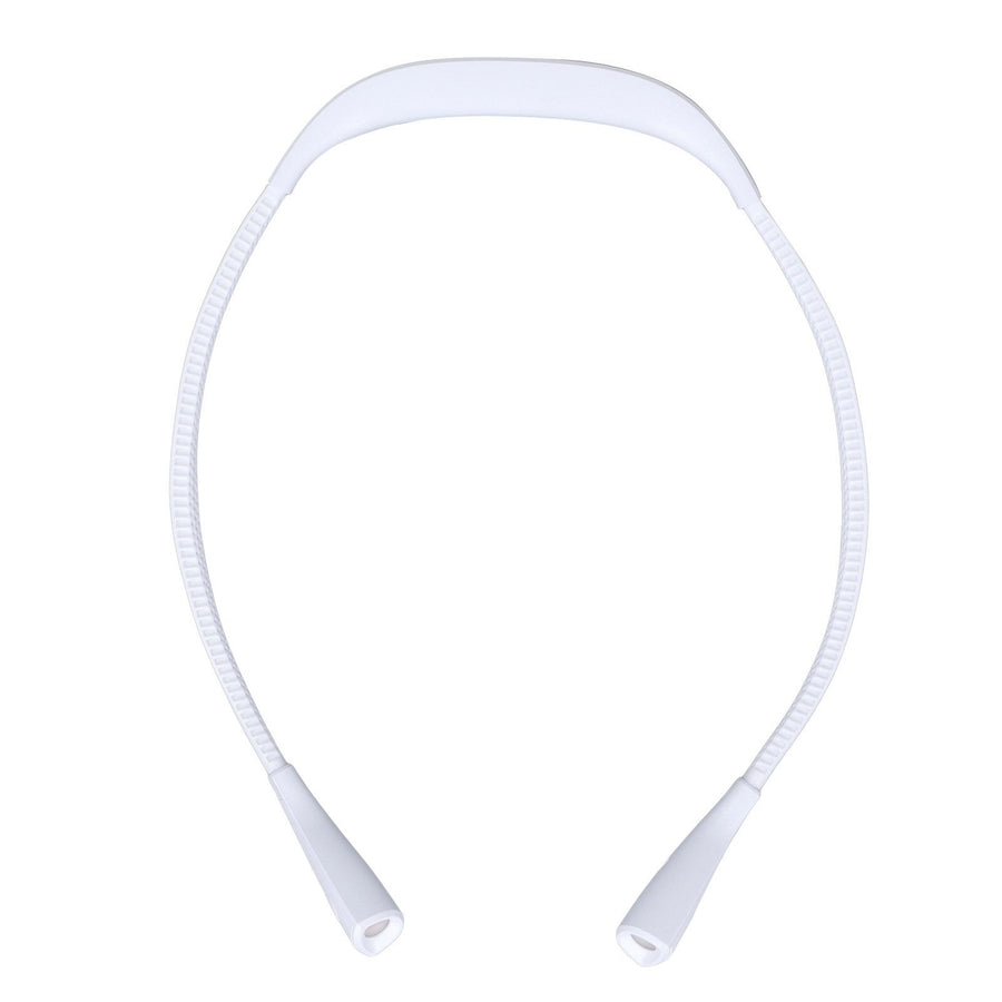 Neck Book Light USB Rechargeable Portable LED Neck Hanging Lamp for Reading RepairmentWhite
