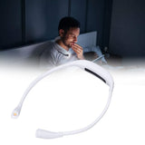 Neck Book Light USB Rechargeable Portable LED Neck Hanging Lamp for Reading RepairmentWhite - Extra Image