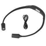 Neck Book Light Type C Charging LED Neck Reading Light with 4 LED Beads and 3 Light Sources for Night Running Camping
