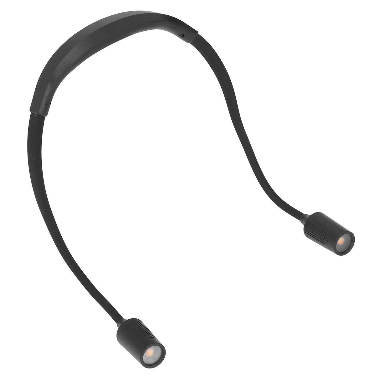 Neck Book Light Type C Charging LED Neck Reading Light with 4 LED Beads and 3 Light Sources for Night Running Camping