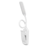 LED Desk Lamp Clip Design Three Level Adjustment Mini Foldable White USB Touch Table Light