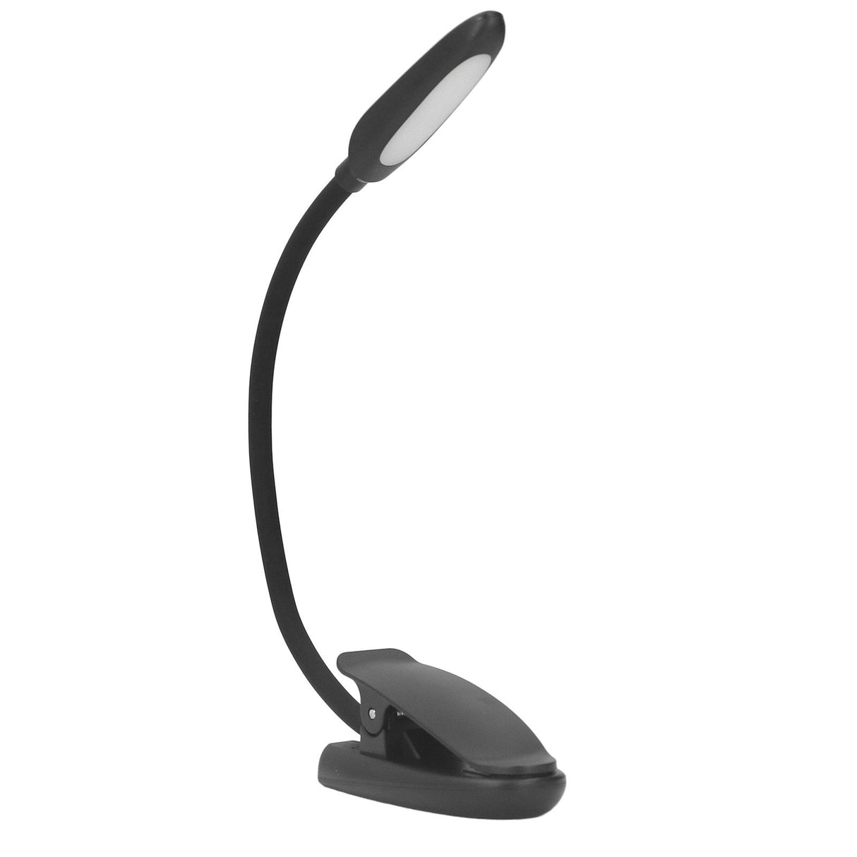 Clip On Light Reading Light 6 LED USB Charging Desk Lamp with 360° Flexible Gooseneck Clamp for Desk Headboard