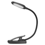 Clip On Light Reading Light 6 LED USB Charging Desk Lamp with 360° Flexible Gooseneck Clamp for Desk Headboard - Top-Down View