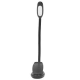 Clip On Light Reading Light 6 LED USB Charging Desk Lamp with 360° Flexible Gooseneck Clamp for Desk Headboard - Rear View
