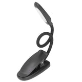 Clip On Light Reading Light 6 LED USB Charging Desk Lamp with 360° Flexible Gooseneck Clamp for Desk Headboard - Close-Up Angle