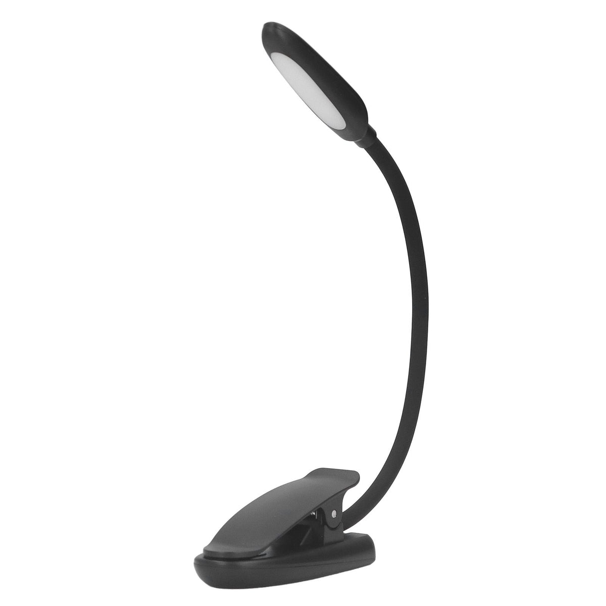 Clip On Light Reading Light 6 LED USB Charging Desk Lamp with 360° Flexible Gooseneck Clamp for Desk Headboard