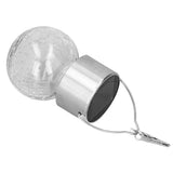 Hanging Solar Lights Glass Ball Shape Crack Pattern Energy Saving Solar Charging Automatic Sensing Bulbs for Outdoor - Extra Image
