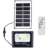 100LED Outdoor Solar Flood Light IP67 Waterproof Solar Wall Lamp Remote Control Street Lamp for Garden 40W