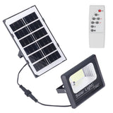 100LED Outdoor Solar Flood Light IP67 Waterproof Solar Wall Lamp Remote Control Street Lamp for Garden 40W