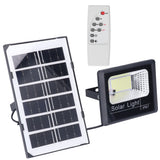100LED Outdoor Solar Flood Light IP67 Waterproof Solar Wall Lamp Remote Control Street Lamp for Garden 40W