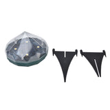 Solar Lawn Light Unique Diamond Design Waterproof LED Ground Insert Lamp for Courtyards Gardens Parks - Extra Image