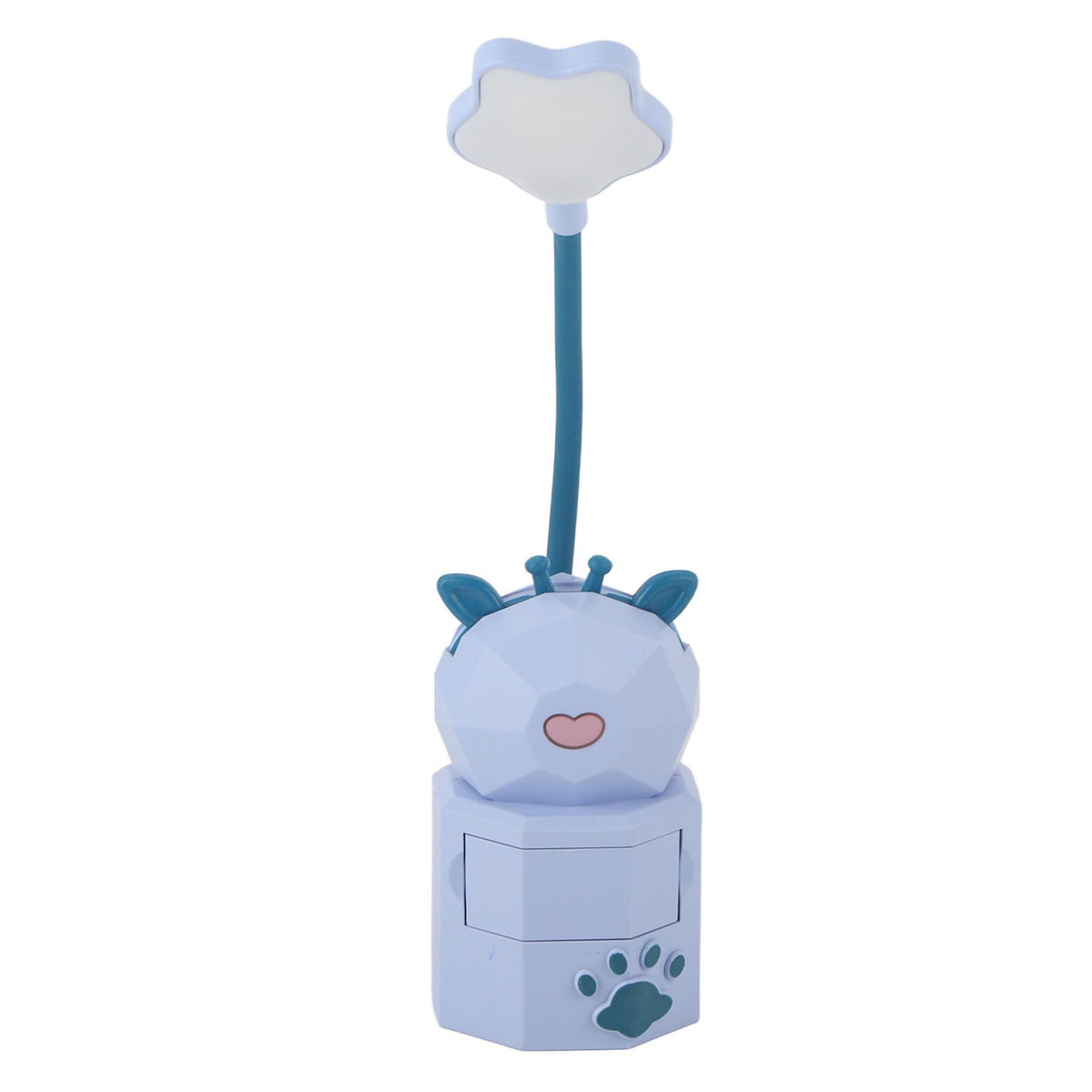 Kids Reading Light Cute Design USB Charging Warm Light 360 Degrees Gooseneck Adjustment Safe Material Kids LampPurple