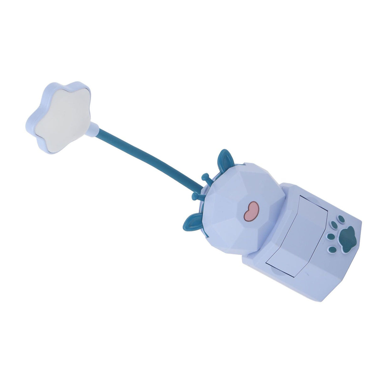 Kids Reading Light Cute Design USB Charging Warm Light 360 Degrees Gooseneck Adjustment Safe Material Kids LampPurple