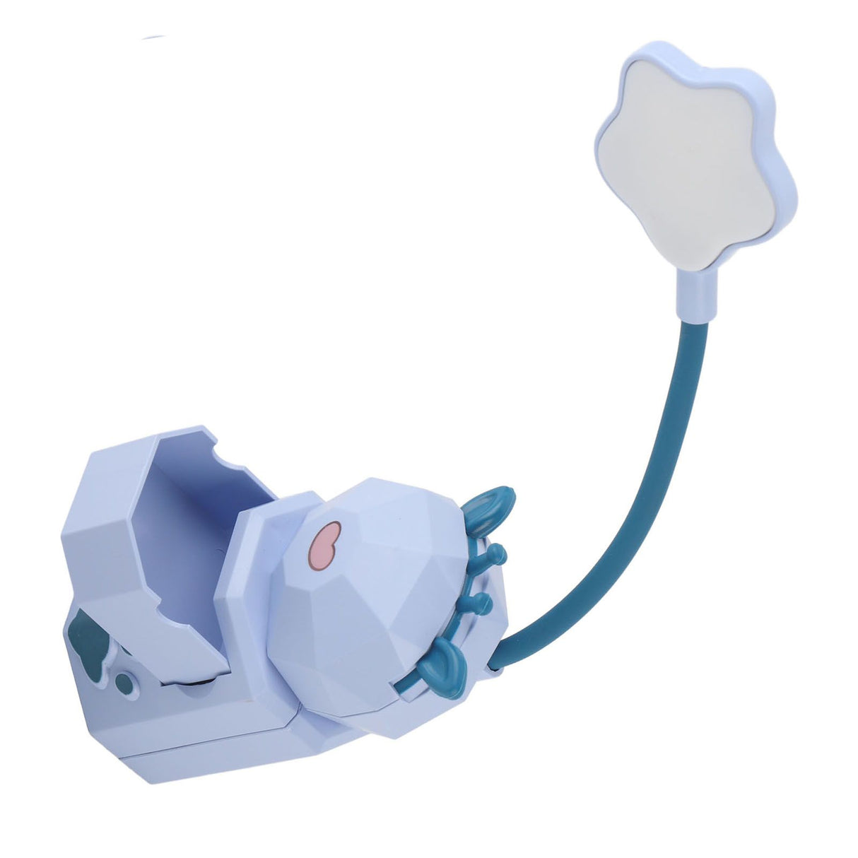 Kids Reading Light Cute Design USB Charging Warm Light 360 Degrees Gooseneck Adjustment Safe Material Kids LampPurple