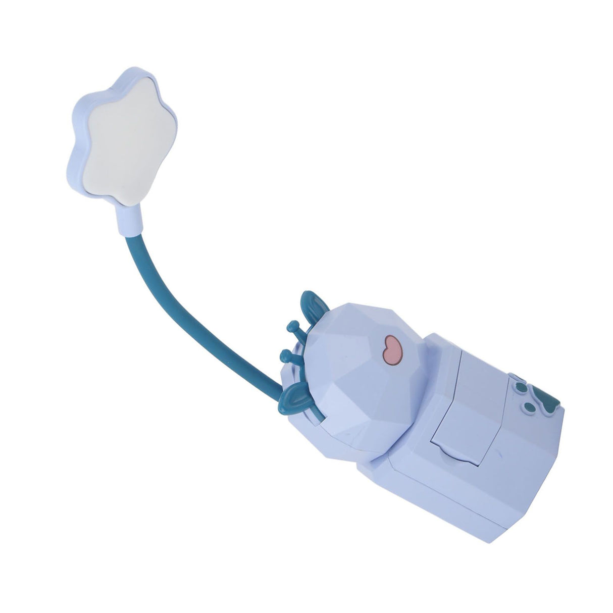 Kids Reading Light Cute Design USB Charging Warm Light 360 Degrees Gooseneck Adjustment Safe Material Kids LampPurple