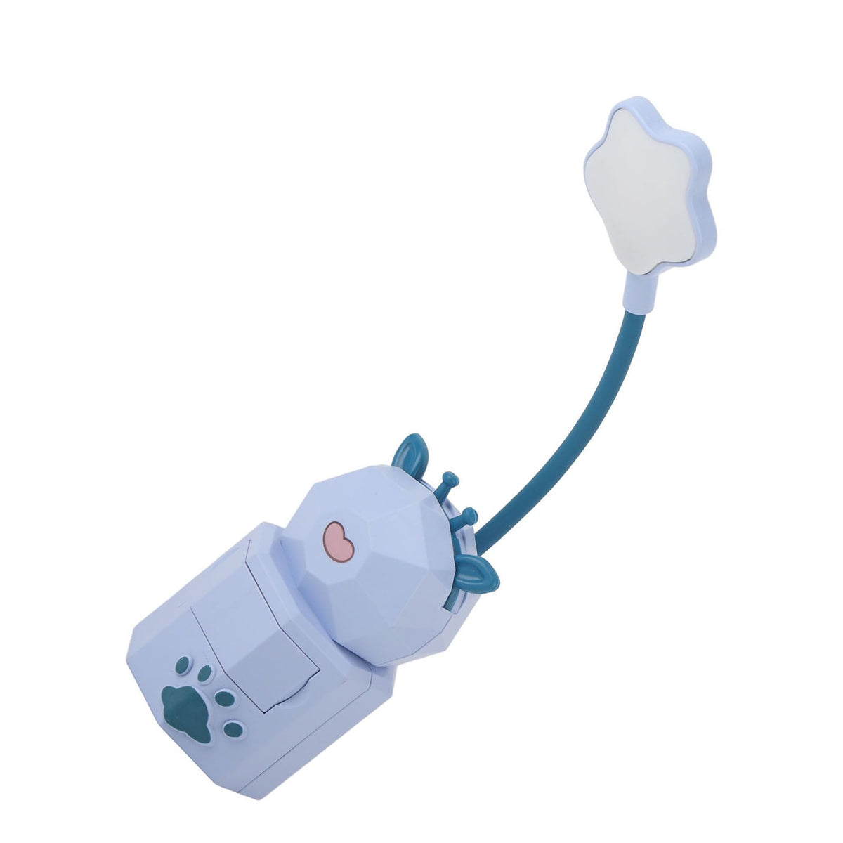 Kids Reading Light Cute Design USB Charging Warm Light 360 Degrees Gooseneck Adjustment Safe Material Kids LampPurple