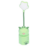 Kids Reading Light Cute Design USB Charging Warm Light 360 Degrees Gooseneck Adjustment Safe Material Kids LampGreen - Extra Image